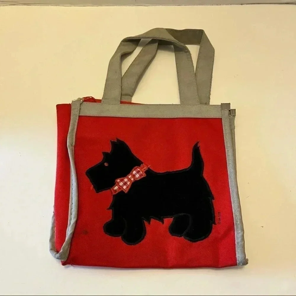 Vintage 1984 Shirley Botsford Terrier Dog Purse Bag Kids Elefant’s Task